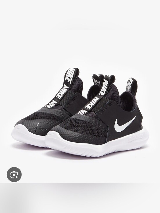Nike Other - Nike Flex Runner Trainer Black & White Toddler Baby Sneakers Shoes Child Size 5C
